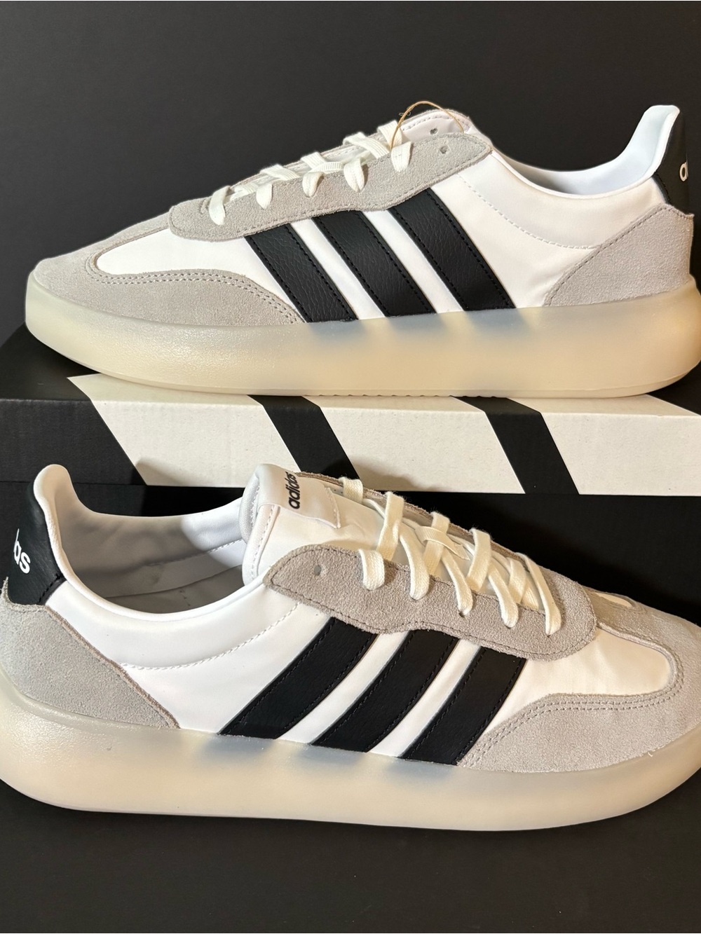 Adidas Barreda White/ Black